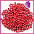 5x6mm colorful wood round beads for bracelet making